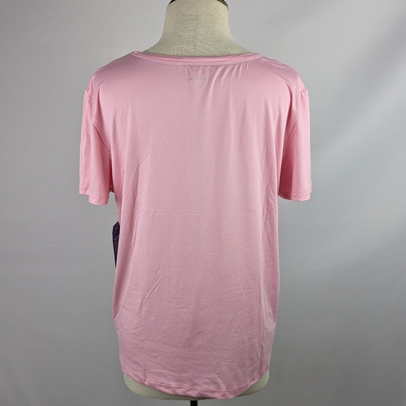 Life Is Good Seashells Starfish PJ Set Short Sleeve Top Shorts Pink Grey L NWT - Picture 5 of 11